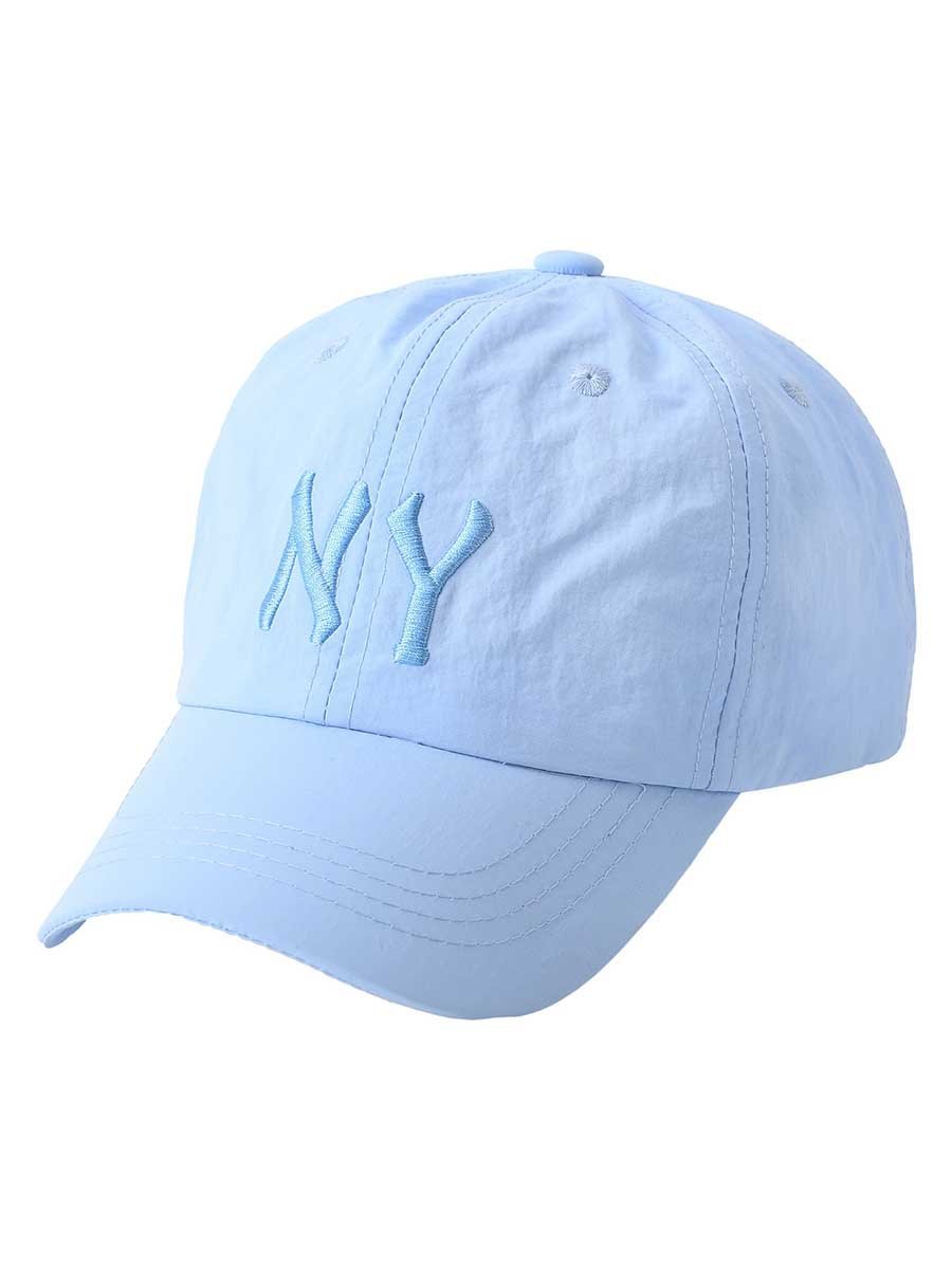 Chłopięca czapka z daszkiem NY jasnoniebieska Be Snazzy r.54/56