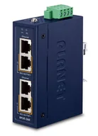 Pozostałe akcesoria sieciowe - PLANET Industrial 2-port 10/100/1000T Gigabit Ethernet (10/100/1000) Obsługa PoE Niebieski IPOE-260 - miniaturka - grafika 1
