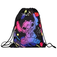 Worki na buty - Coolpack Beta Disney Black Worek Na Buty Sportowy Stitch Czarny - miniaturka - grafika 1