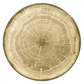 Talerze - PORCELANA RAK Woodart talerz płaski brązowy 29 cm - miniaturka - grafika 1