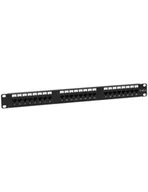 Pozostałe akcesoria sieciowe - Patch panel NAVI LED UTP kat.6 24 porty LSA 1U - miniaturka - grafika 1