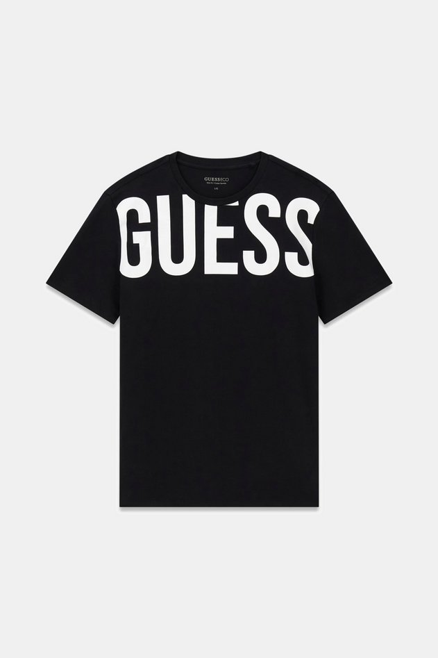 T-shirt con logo męskie czarny