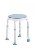 Akcesoria dla osób starszych i niepełnosprawnych - OBROTOWY stołeczek prysznicowy PREMIUM z regulacją + ANTYPOŚLIZGI (BLU-VCTP0011) - miniaturka - grafika 1