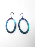 Kolczyki - Tytanowe koła - miniaturka - grafika 1