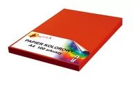 Papier do drukarek - Shan Shan Papier kolorowy A4 120g czerwony intensywny 100 arkuszy - miniaturka - grafika 1