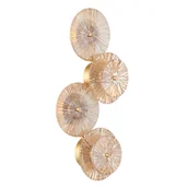 Lampy ścienne - Szklana lampa ścienna glamour LUXIO ST-3315-4 copper Step LED 24W 3000K złota - miniaturka - grafika 1