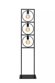 Lampy stojące - Lucide Suus 00727/03/30 lampa stojąca podłogowa 3x40W E27 czarna - miniaturka - grafika 1