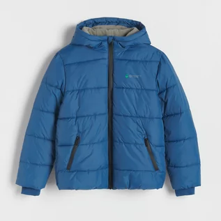 Kurtki i płaszcze dla chłopców - Reserved - Pikowana kurtka z ociepleniem - Zielony - grafika 1