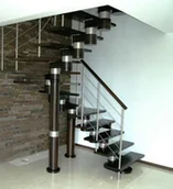 Schody strychowe - Schody drewniane DUDA model Moreno 220 U-180 14 elementów - miniaturka - grafika 1