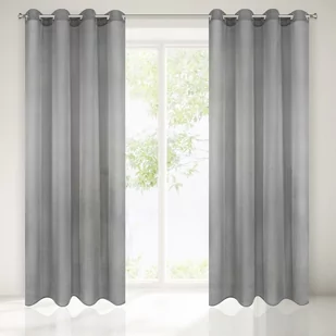 Eurofirany Firana Rebecca stalowa 135 cm x 250 cm - Firany - miniaturka - grafika 1