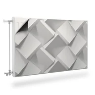 Dekoracje domu - Mata Magnetyczna Na Grzejnik GEOMETRYCZNE Wzory Efekt 3D 120cm x 60cm - miniaturka - grafika 1
