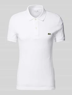 Koszulka polo o kroju slim fit z naszywką z logo model ‘PIQUE’ - Koszulki męskie - miniaturka - grafika 1