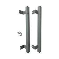 Akcesoria do bram - Pochwyt do furtki 25cm 2szt. antracytowy Polbram 5903641454421 - miniaturka - grafika 1