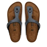 Klapki i japonki damskie - Japonki Birkenstock Gizeh BF 1021457 Szary - miniaturka - grafika 1