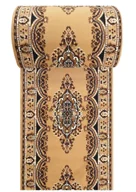 Wycieraczki - Brązowy Klasyczny Chodnik Do Przedpokoju Na Metry H9-A29 - miniaturka - grafika 1