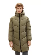 Kurtki męskie - TOM TAILOR Denim parka męska, 10415 - Dusty Olive Green, L - miniaturka - grafika 1