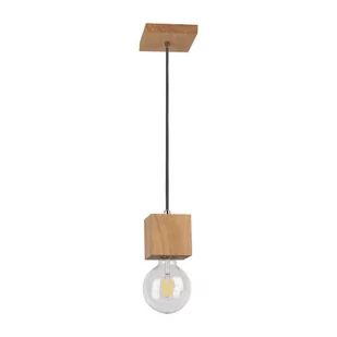Spotlight Trongo Square lampa wisząca 1-punktowa dąb olejowany/antracyt 7161174 - Lampy sufitowe - miniaturka - grafika 1