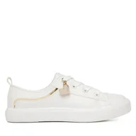 Buty dla dziewczynek - Sneakersy DeeZee CSS20377-28 Biały - miniaturka - grafika 1