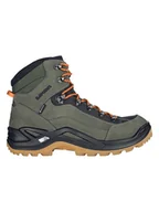 Buty trekkingowe męskie - LOWA Skórzane buty turystyczne "Renegade GTX Mid" w kolorze khaki - miniaturka - grafika 1