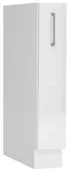 Szafki kuchenne - Szafka kuchenna stojąca CARGO 15 VITA D15 biała połysk z koszem STOLKAR - miniaturka - grafika 1