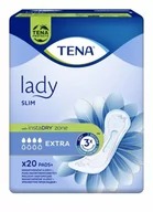 Wkładki higieniczne - Tena lady slim extra, wkładki  20 sztuk - miniaturka - grafika 1