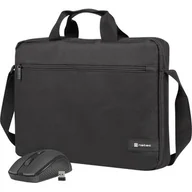 Torby na laptopy - NATEC Torba do laptopa Wallaroo 2 15.6inch z myszką bezprzewodową - miniaturka - grafika 1
