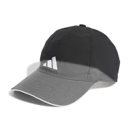 Czapki męskie - Męska Czapka z daszkiem ADIDAS BBALL CAP A.R. IC6522 – Czarny - miniaturka - grafika 1