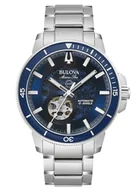 Zegarki męskie - Bulova Automatic Watch 96A289, srebro - miniaturka - grafika 1