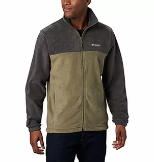 Kurtki męskie - Columbia Steens Mountain Full Zip 2.0 męska kurtka polarowa, Shark, Stone Green, XXL 1476671 - grafika 1