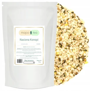 NASIONA KONOPI ŁUSKANE 500G PREMIUM Naturalna Wysoka Jakość Duże Opakowanie - Ziarna i nasiona roślin strączkowych - miniaturka - grafika 1