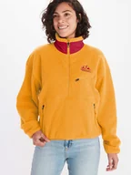 Bluzy damskie - Marmot Bluza polarowa "94 E.C.O." w kolorze żółtym - miniaturka - grafika 1