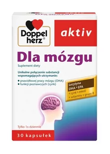 Queisser Pharma Doppelherz Aktiv Dla mózgu 30 szt. - Układ nerwowy - miniaturka - grafika 1