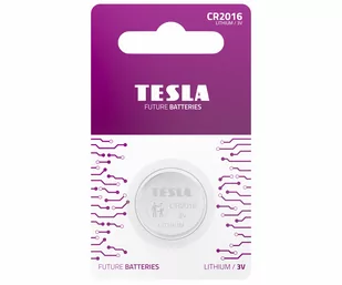 Bateria litowa TESLA CR2016 B1 3,0V - Baterie i akcesoria - miniaturka - grafika 1