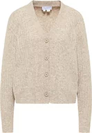 Swetry damskie - usha WHITE LABEL Damski kardigan, beżowy, M/L, beżowy, M-L - miniaturka - grafika 1