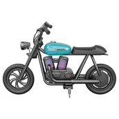Pojazdy elektryczne dla dzieci - HYPER GOGO Pioneer 12 Plus elektryczny motocykl chopper dla dzieci - niebieski 24V 5.2Ah 160W z oponami 12'x3', zasięg 12KM - miniaturka - grafika 1