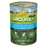 Mokra karma dla psów - ARQUIVET Mokra karma dla szczeniąt z kurczakiem Junior 400g - miniaturka - grafika 1