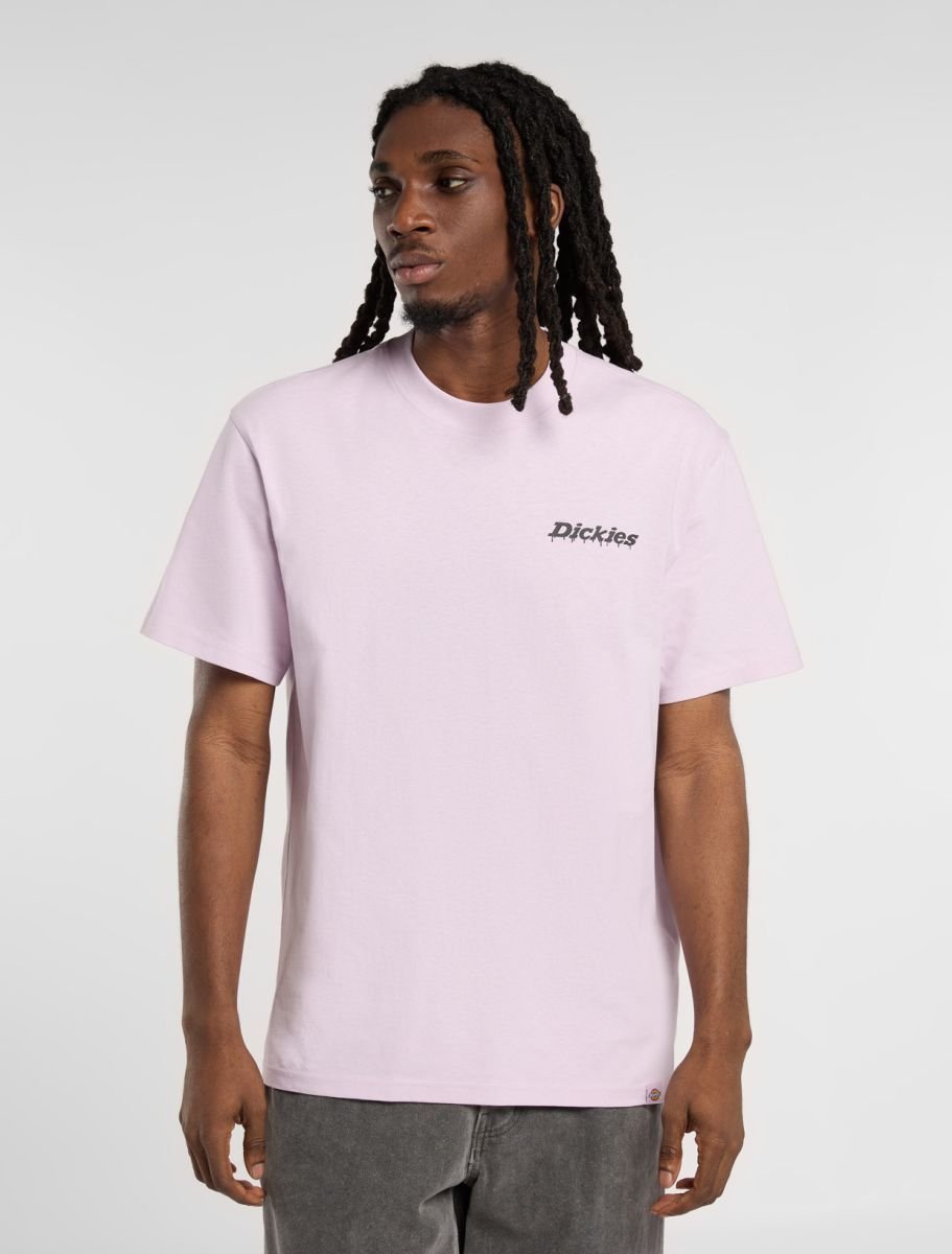 t-shirt uomo dickies statesville dk0a87qpk731 orchid
