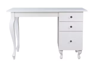 Stolik Do Manicure Pure Beauty Crystal Pik Biały z Różowym Frontem Prawy - Meble kosmetyczne - miniaturka - grafika 2