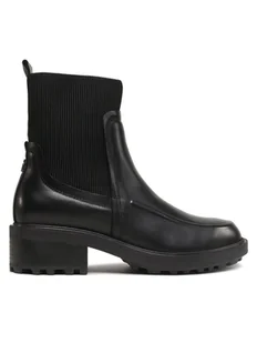 Tommy Hilfiger Botki FW0FW07227 Czarny - Botki damskie - miniaturka - grafika 1