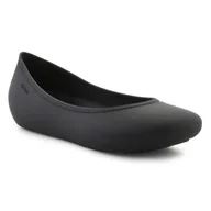 Baleriny - Buty Crocs Brooklyn Flat 209384-001 czarne - miniaturka - grafika 1