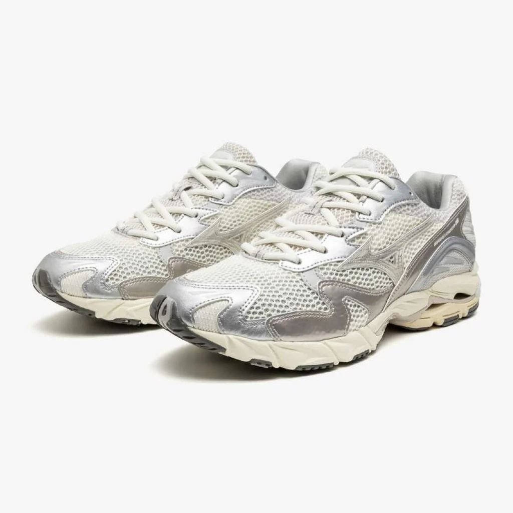 sneakers uomo mizuno d1ga2431 04 - wave rider 10 snow whi/white sand/nimbus