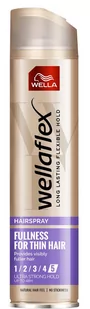 Wella Lakier do włosów Wellaflex Fullness 400 ml Fullness 801-uniw - Kosmetyki do stylizacji włosów - miniaturka - grafika 1