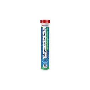SILESIAN PHARMA SP. Z O.O. Rodzina Zdrowia Magnez + Witamina B6 20 tabletek musujących 3281041 - Witaminy i minerały - miniaturka - grafika 1