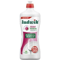 Płyny do naczyń - Ludwik Ludwik Płyn do mycia naczyń Granat z werbeną 900ml - miniaturka - grafika 1