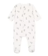 Śpiochy dla niemowląt - Petit Bateau Dors Bien Mar/Gr3m dziecięcy Unisex Dziecko Dobrze śpiąco / GR3M, Marshmallow/szary, 3 miesięcy - miniaturka - grafika 1