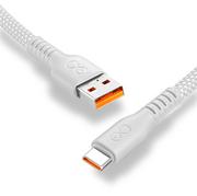 Kable USB - Kabel USBA-USBC eXc IMMORTAL, 0.9m, popielaty - miniaturka - grafika 1