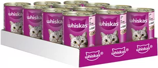 Whiskas Adult, 12 x 400 g - Łosoś w galarecie - Mokra karma dla kotów - miniaturka - grafika 1