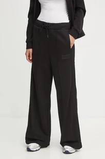 EA7 Emporio Armani spodnie dresowe kolor czarny gładkie PJPXZ.6DUP03 - Spodnie damskie - miniaturka - grafika 1