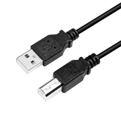Kable USB - LogiLink USB-B 5.0m czarny - miniaturka - grafika 1