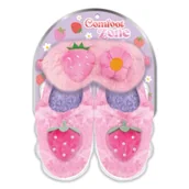 Akcesoria do bielizny - Opaska na oczy + kapcie rozmiar S/M Truskawka - miniaturka - grafika 1